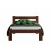 Komplett ágy, Relax, mogyoró színben, Bázis matraccal. 90X200-as.