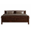 Komplett ágy, Judit, mogyoró színben, Bázis matraccal. 140X200