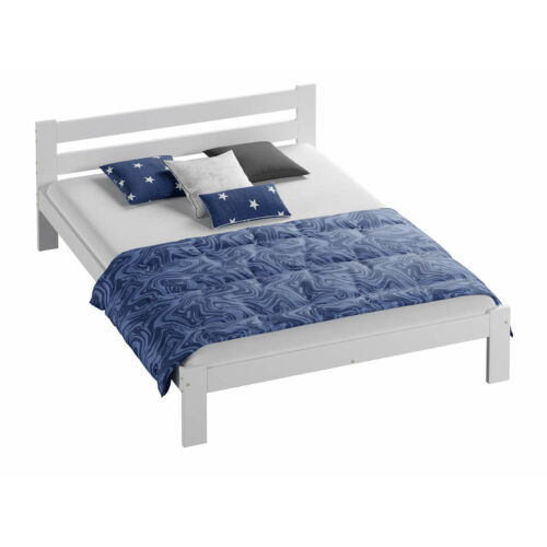 Komplett ágy, Relax, fehér színben, Bázis matraccal. 180X200-as